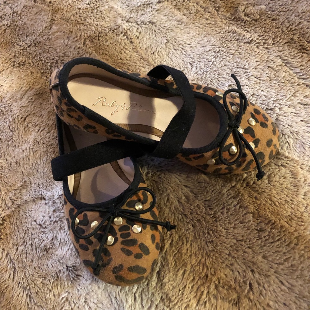 Toddler Ruby & Bloom Leopard Maryjanes